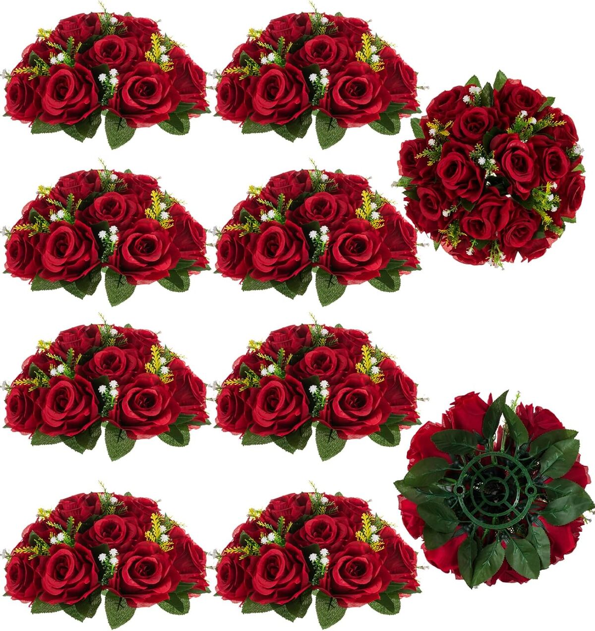 Avis : boules de roses artificielles Blosmon pour décorer vos tables