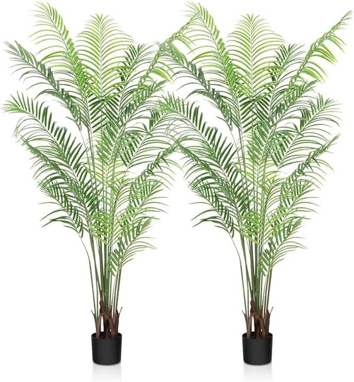 Avis sur le lot de 2 palmiers d'areca artificiels CROSOFMI 190 cm