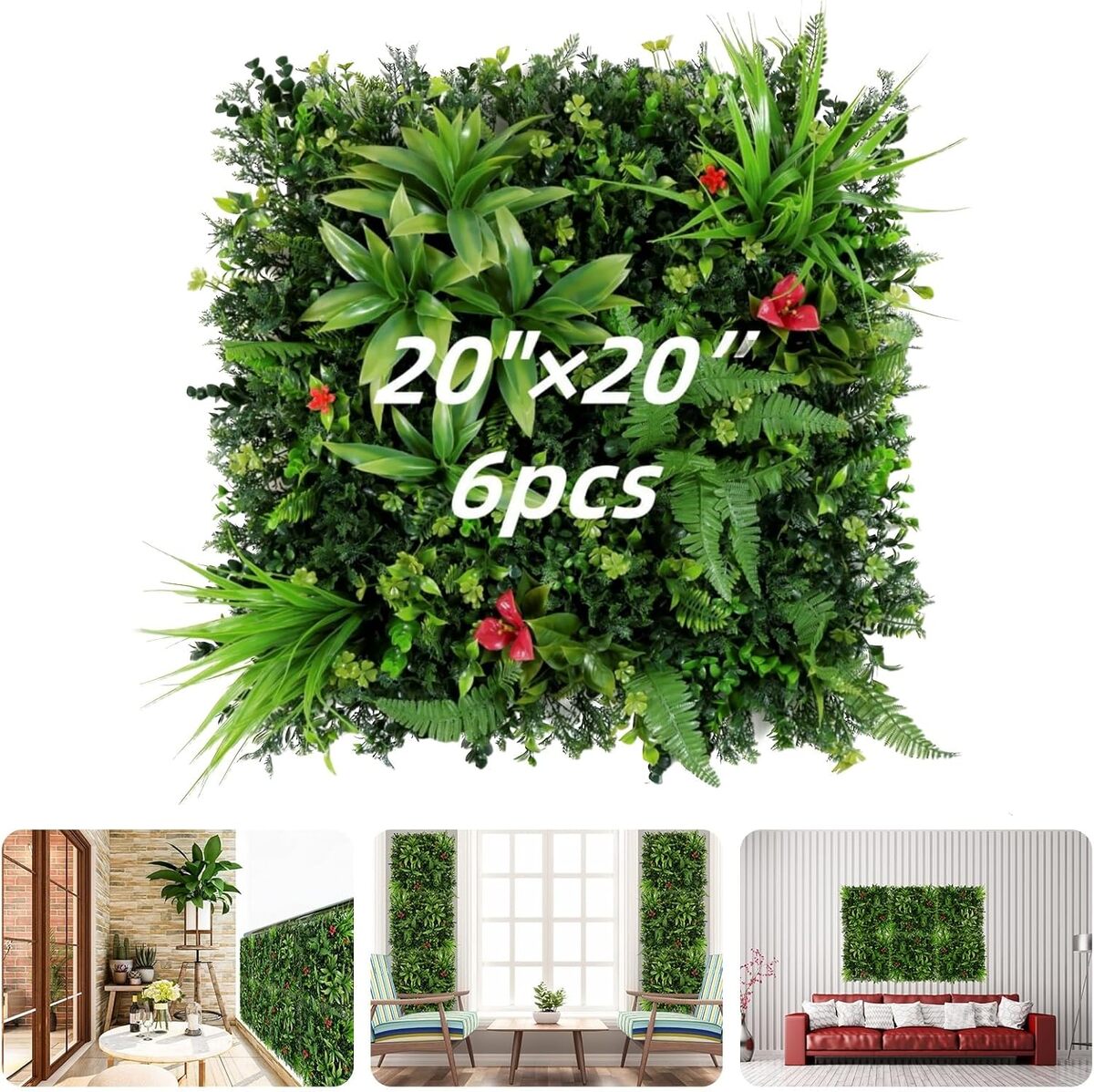 Avis sur les panneaux de buis artificiel FOSZMAC : une touche de verdure moderne