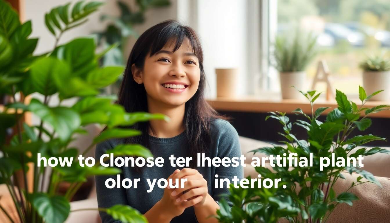 Comment choisir la meilleure plante artificielle pour votre intérieur