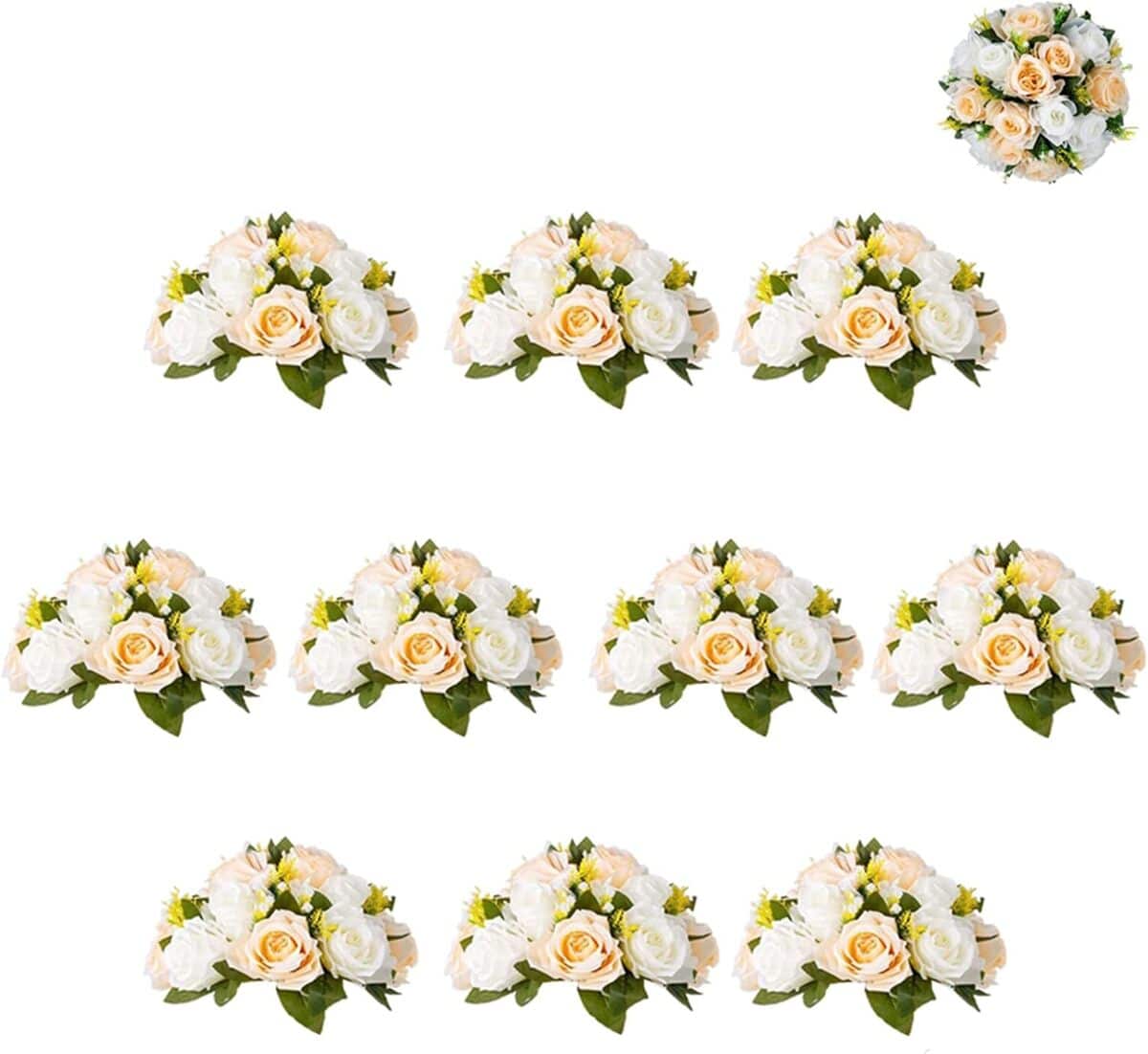 Avis : blosmon bouquet de roses artificielles pour décoration élégante