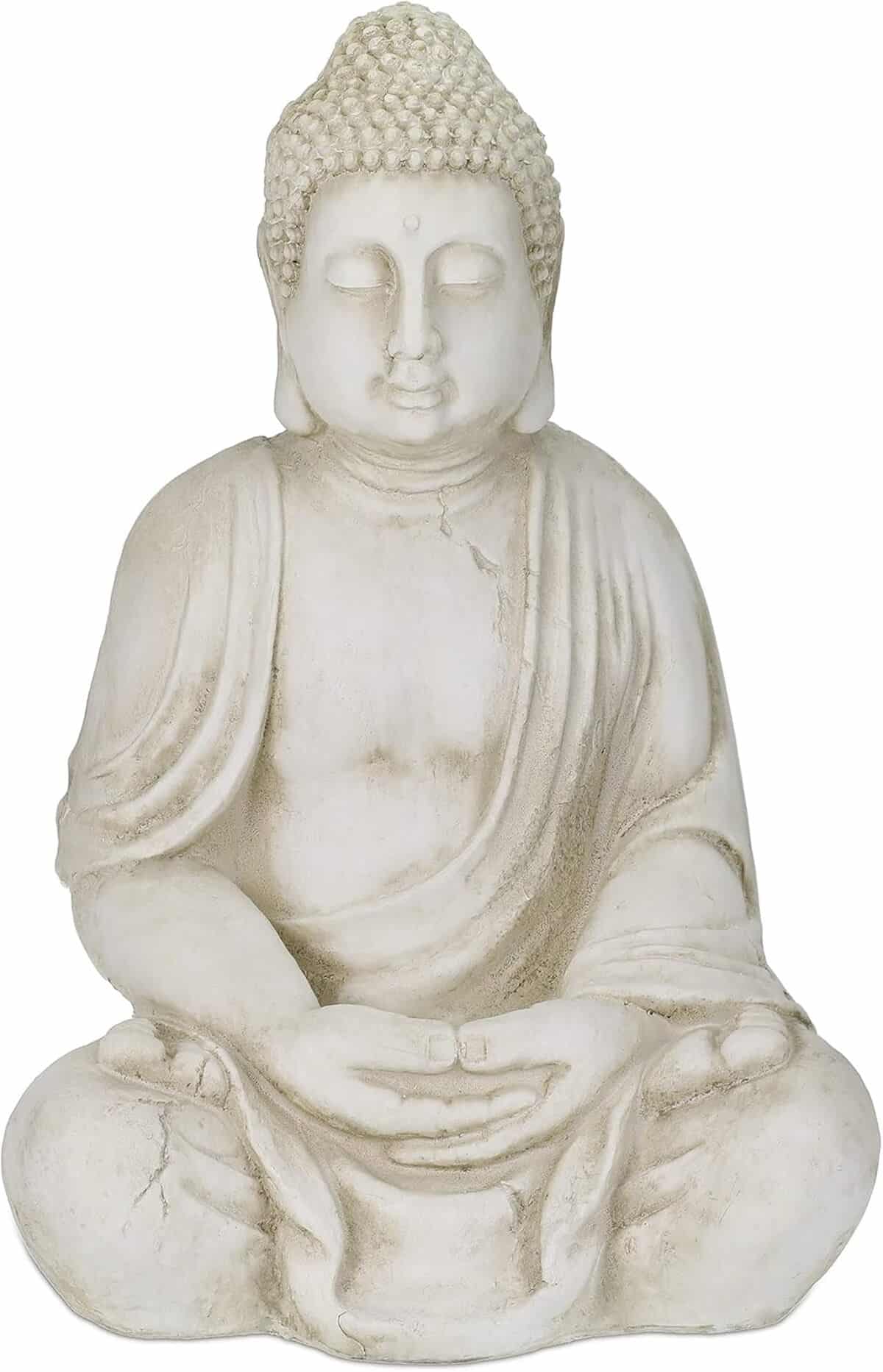 Avis sur la statue Bouddha XXL Relaxdays, 70 cm