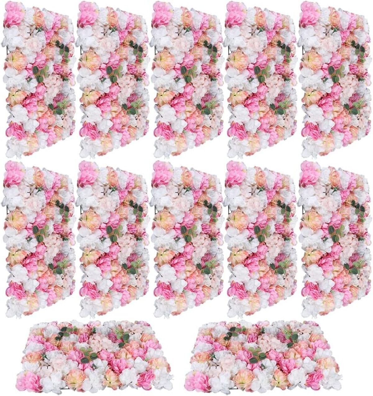 Avis sur le lot de 12 fleurs 3D en soie MooBeey