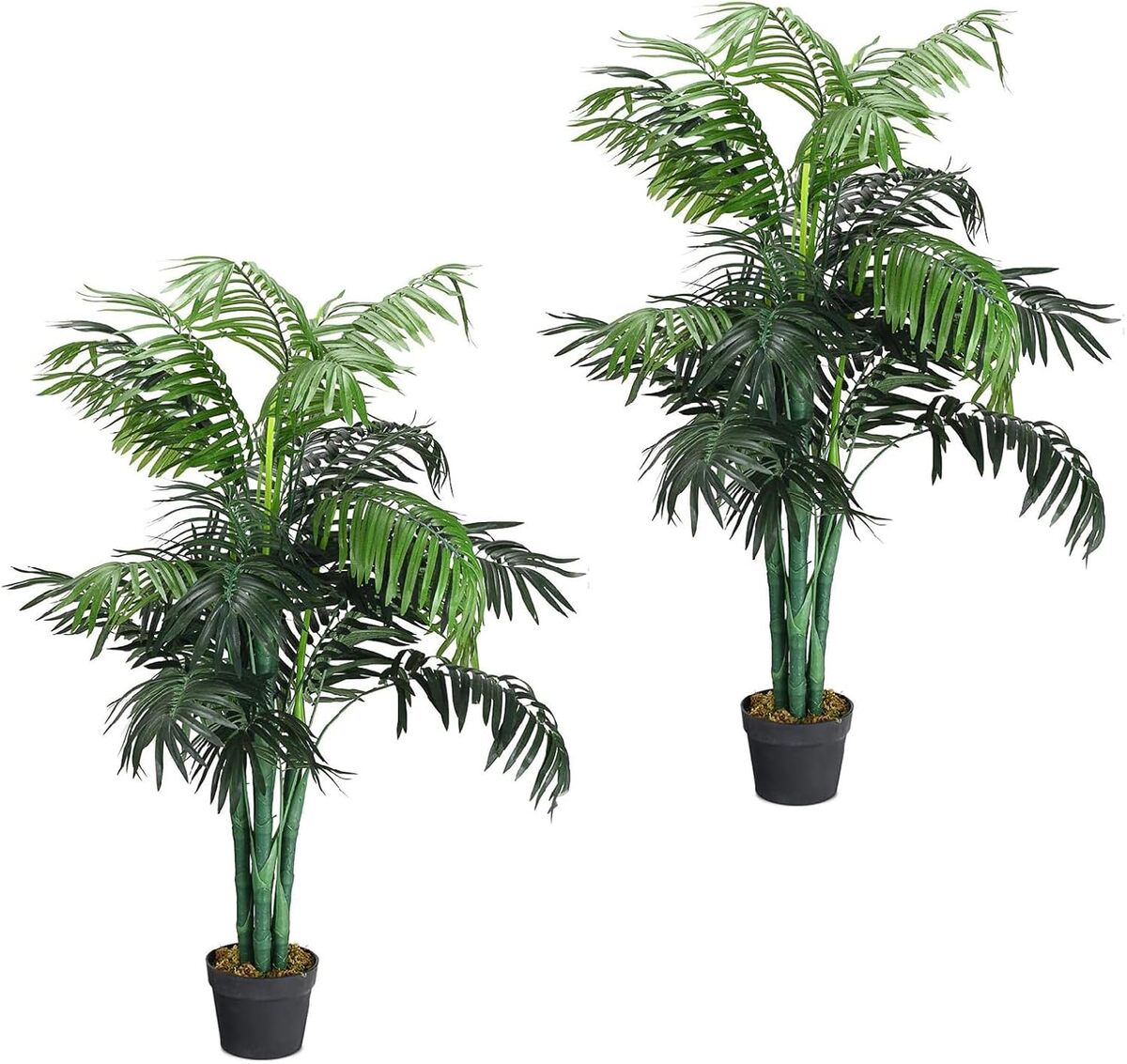 Avis sur le lot de 2 palmiers artificiels 110 cm par Costway