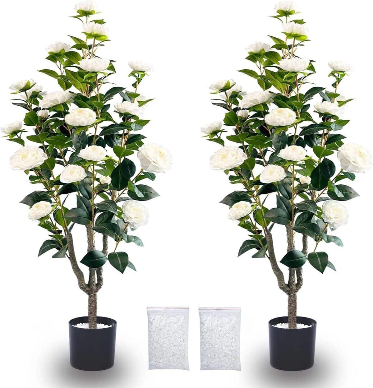 Avis sur les camélias artificiels bimiti : élégance fleurie en intérieur et extérieur