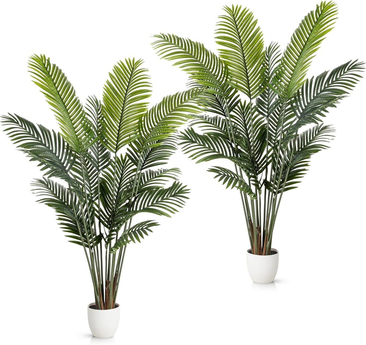 Test du lot de 2 palmiers artificiels Areca 160 cm de PASCH : réalistes et durables
