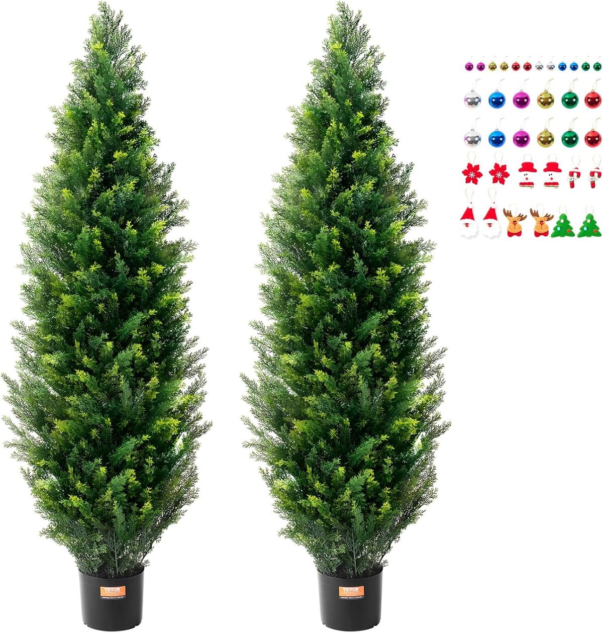 Test : vevor arbre topiaire artificiel cèdre 152 cm pour déco intérieure et extérieure