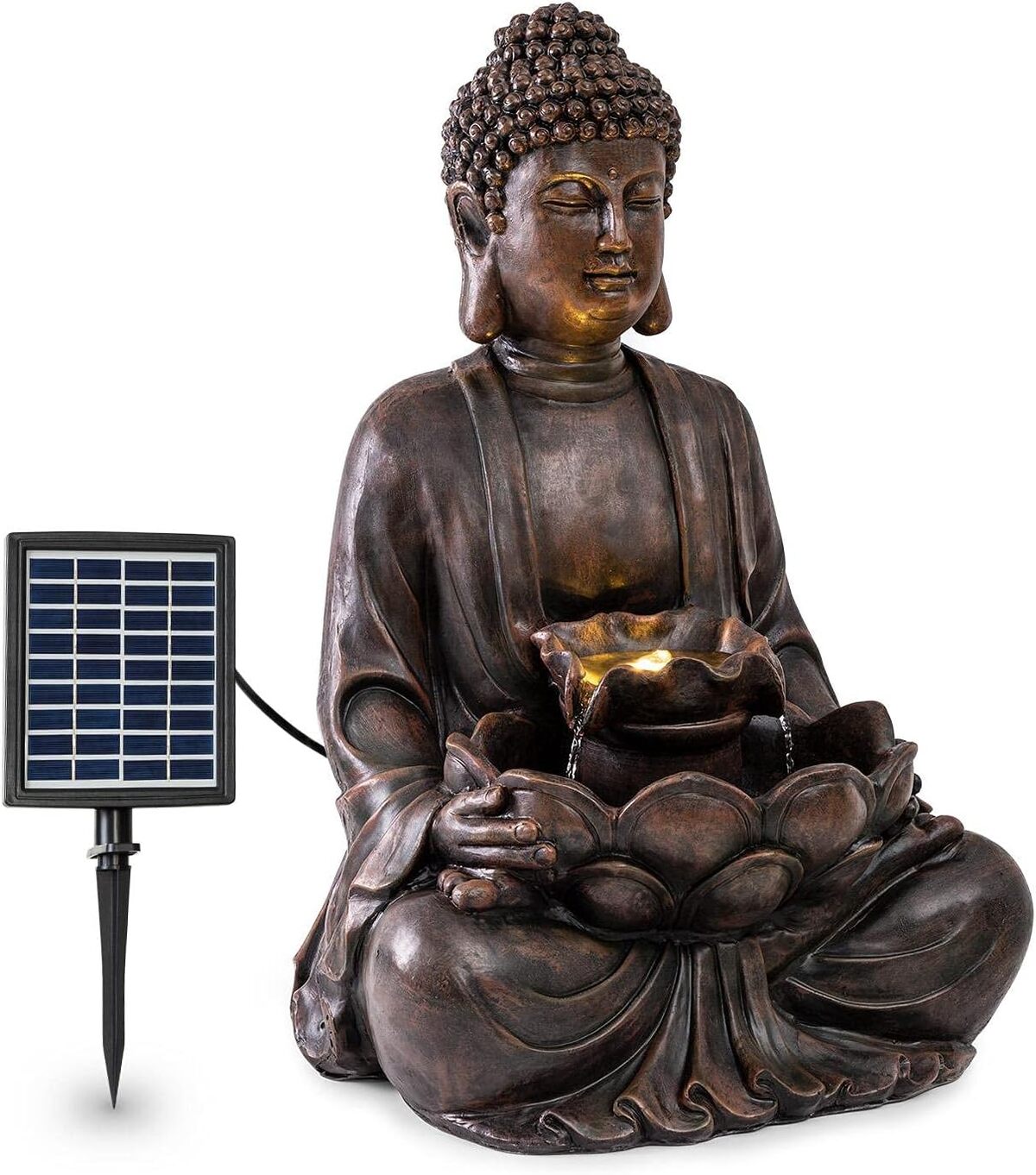 Avis : fontaine solaire blumfeldt Dharma en bronze