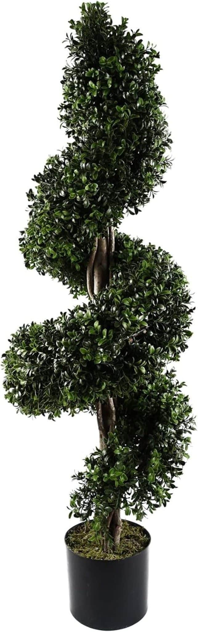 Avis sur l'arbre topiaire artificiel Leaf Buxus Spirale 120 cm