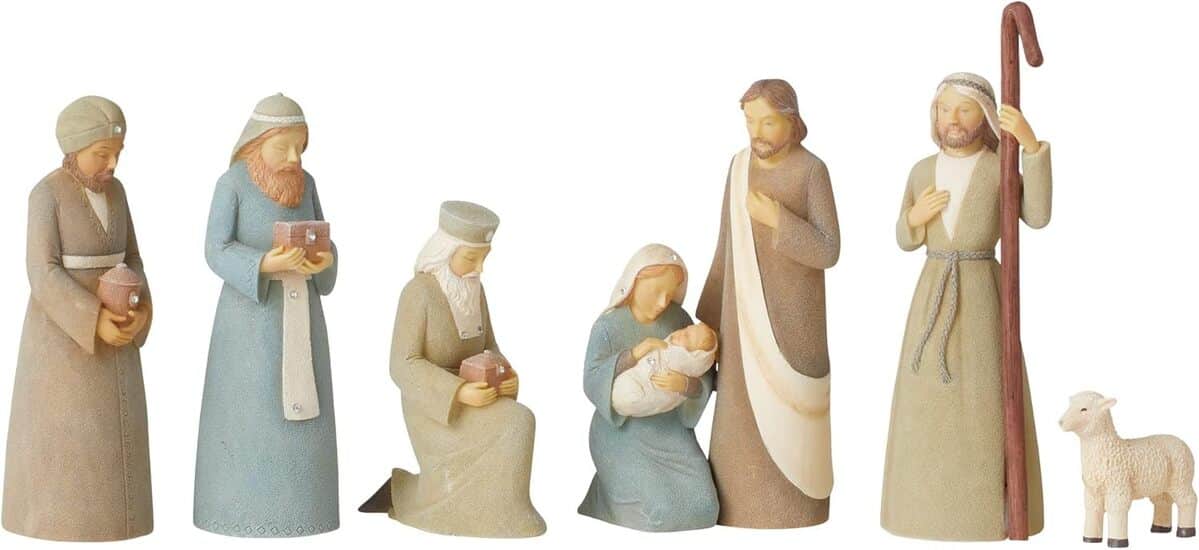 Avis : enesco Foundations ensemble de figurines miniatures de crèche de Noël