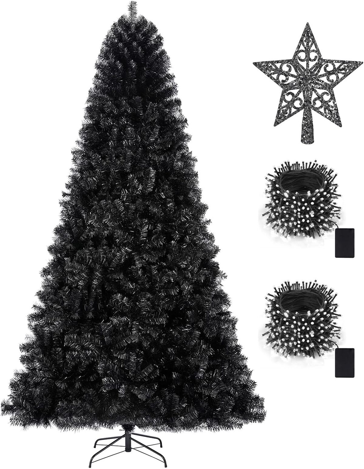 Avis sur le sapin de Noël noir KTKDE 1, 8 m : élégance et originalité