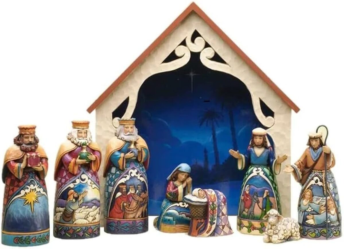 Avis sur l'Enesco 4034382 : mini nativité de luxe 9 pièces, 25 cm