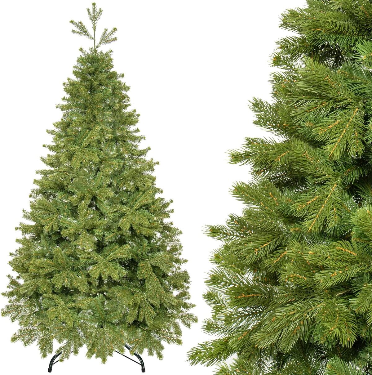 Test : sapin de Noël Springos 220 cm en PVC et PE