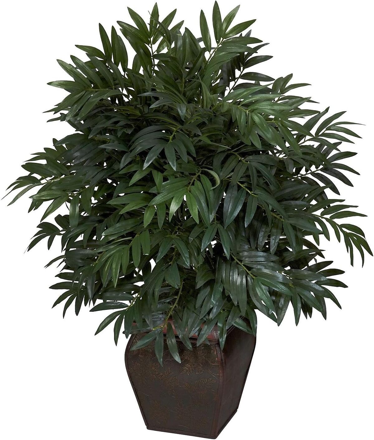 Avis sur la plante en soie presque naturel 6718 avec pot décoratif