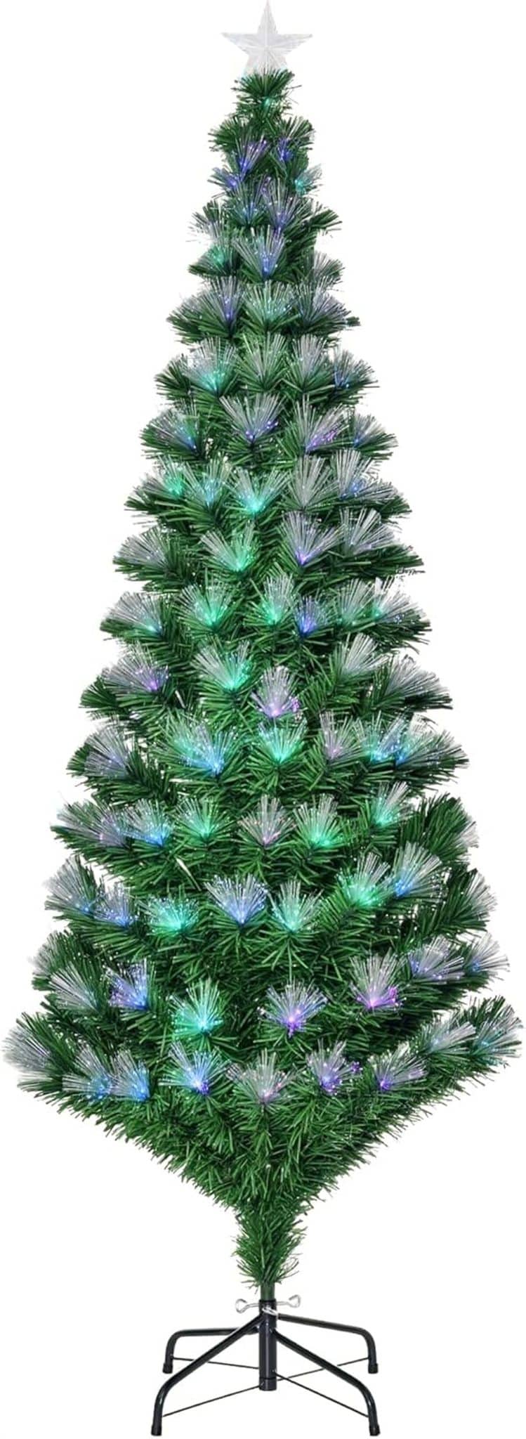 Test du sapin artificiel lumineux HOMCOM 180 cm LED multicolore
