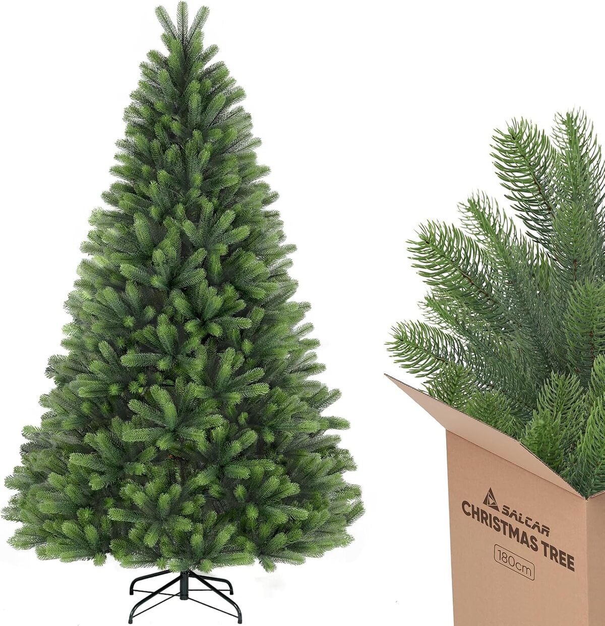 Test du sapin de Noël artificiel Salcar Nordmann 180 cm