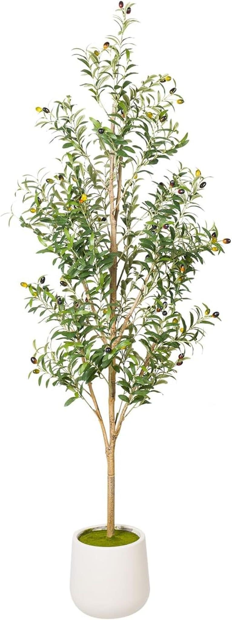 Avis : olivier artificiel Artizone 1, 8 m avec pot blanc pour intérieur