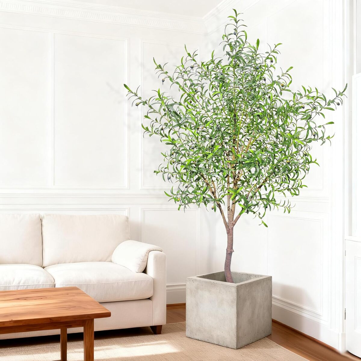 Avis : olivier artificiel Niwellveb en pot 2, 4 m