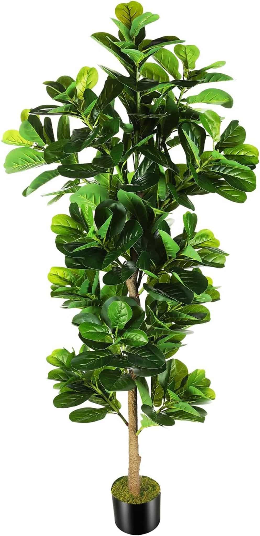 Avis : oXLLXO ficus lyrata artificiel 221 cm pour la déco intérieure et extérieure