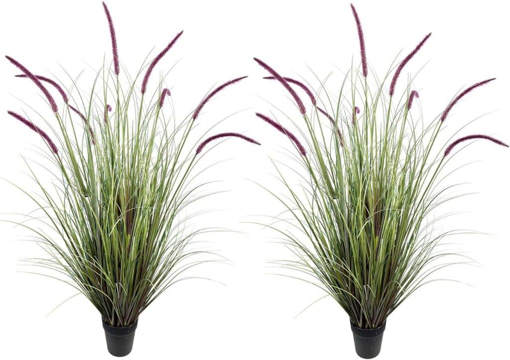 Avis : plantes artificielles en pot 1, 2 m (violet)