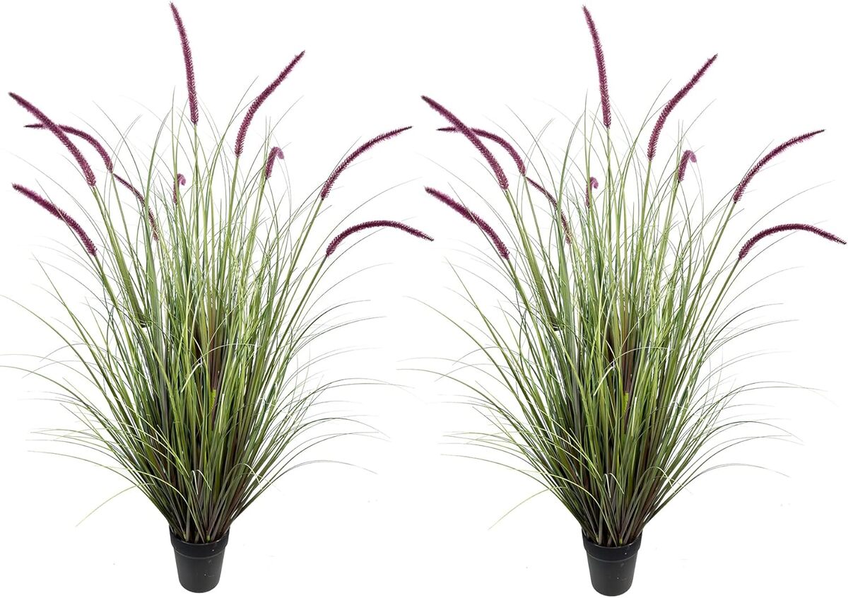 Avis : plantes artificielles en pot 1, 2 m (violet)