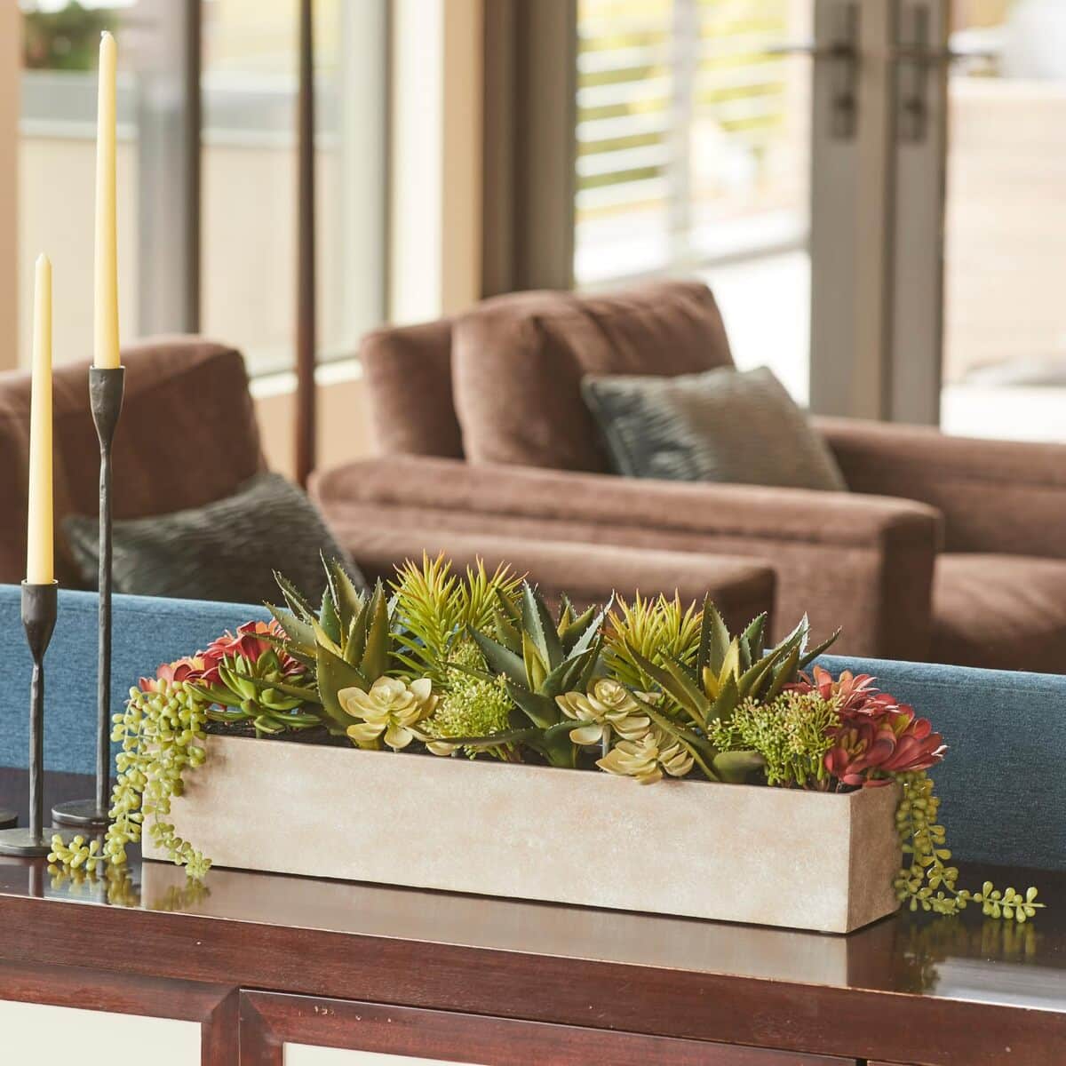 Avis sur l'arrangement succulent rectangulaire de 68, 6 cm : design et qualité supérieure