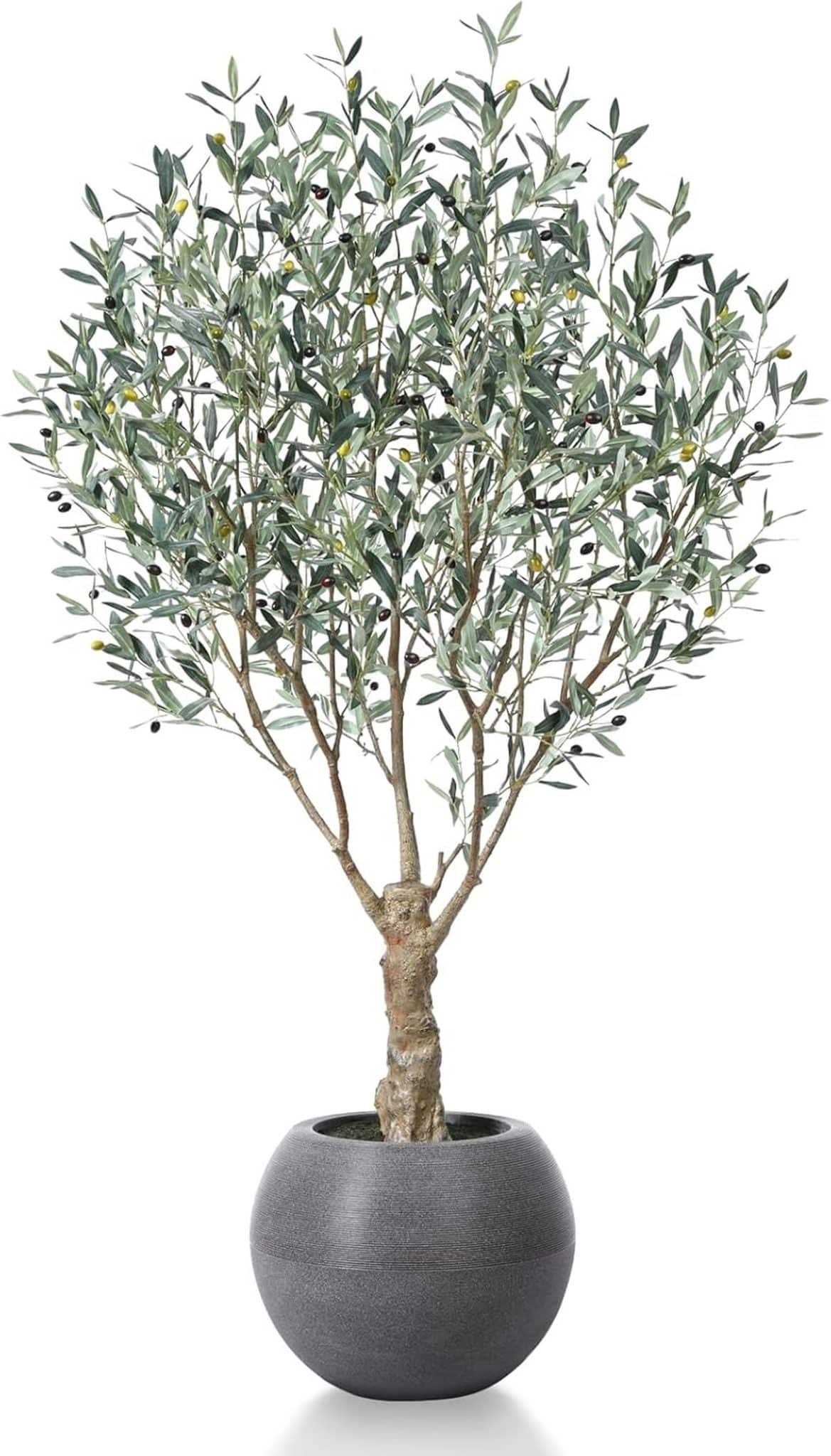 Test du fopamtri olivier artificiel 210 cm : décorez avec style