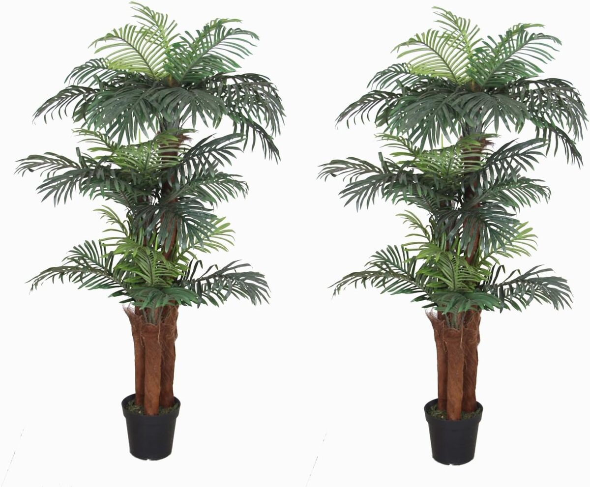 Test : plante artificielle palmiers tropicaux AMERIQUE 0, 7 m