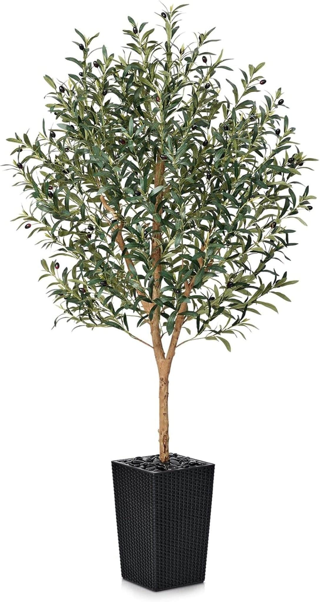 Avis sur le VeriNatural Olivier artificiel 180cm : déco intérieure élégante