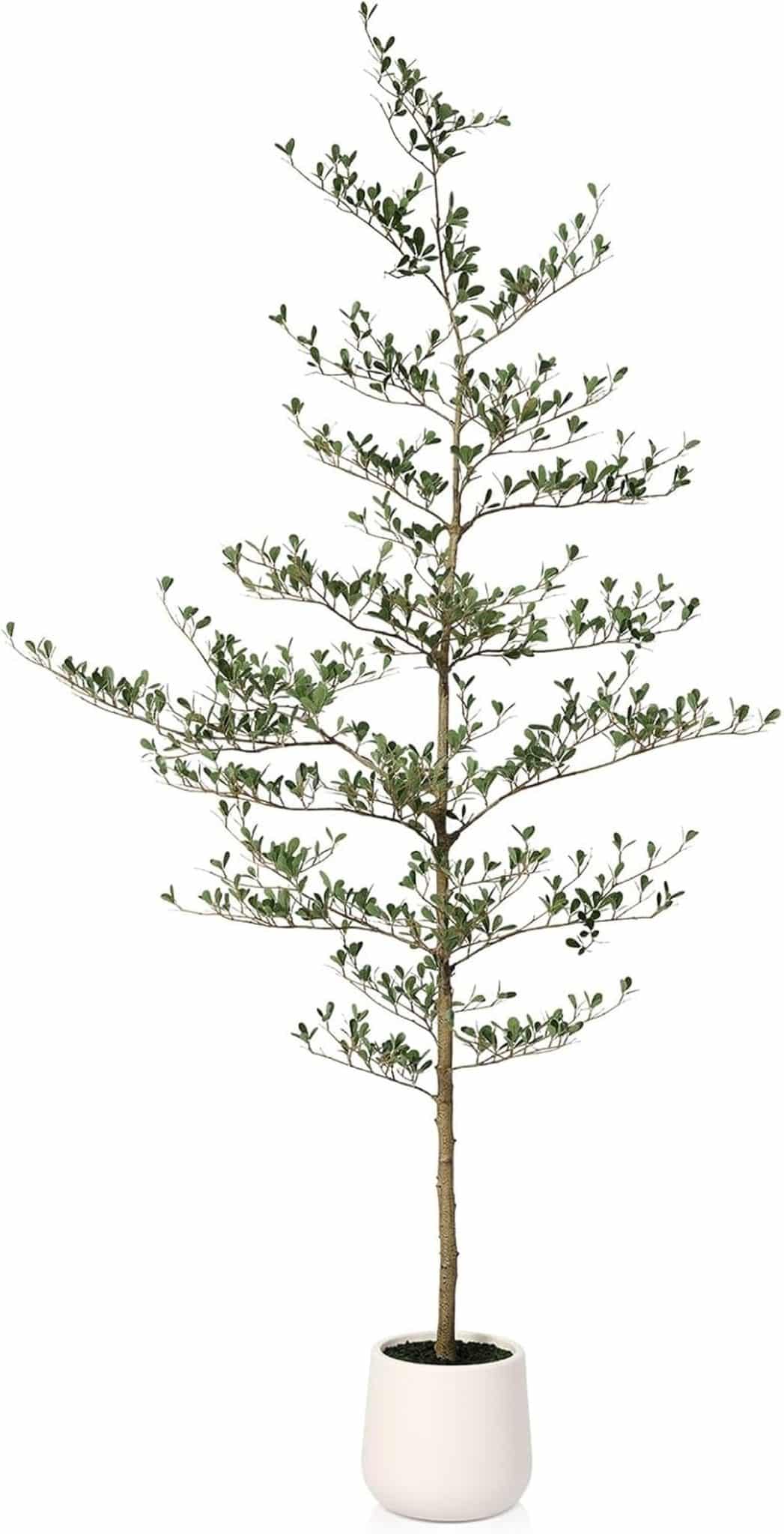 Test : plante artificielle VeriNatural faux olivier 210 cm et son pot design VN124