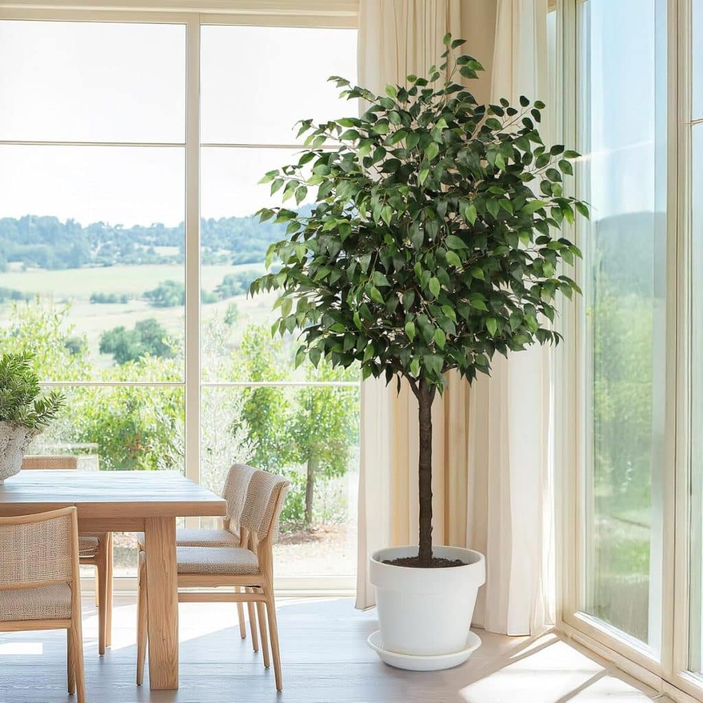 Avis : ficus artificiel Yepdin 2, 1 m pour déco intérieure
