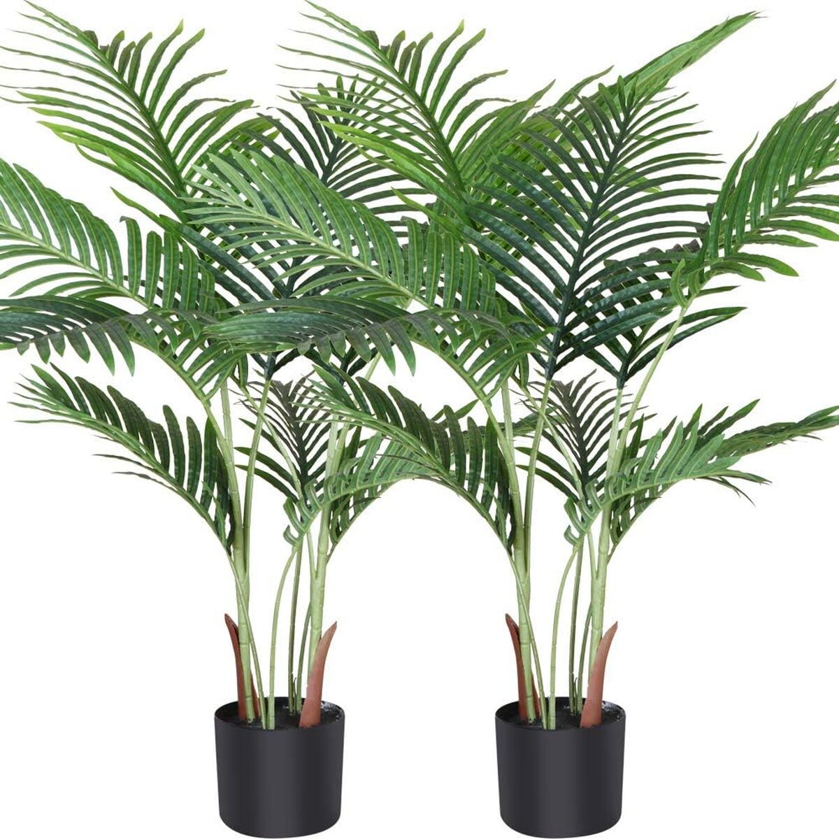 Avis : fopamtri palmier d'arec artificiel 110cm déco double pack