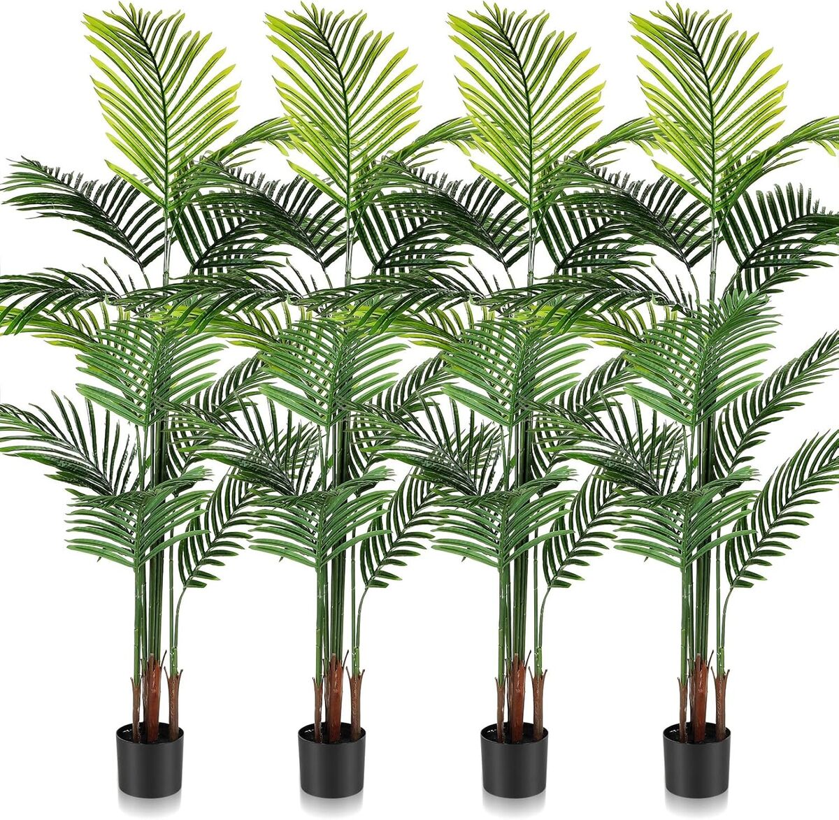 Avis : palmiers artificiels areca, décoration moderne en pot (1, 8 m)