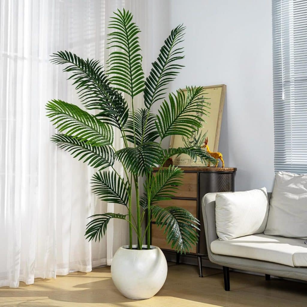 Avis : plante artificielle Erimda palmier réaliste 1, 8 m pour maison et salon