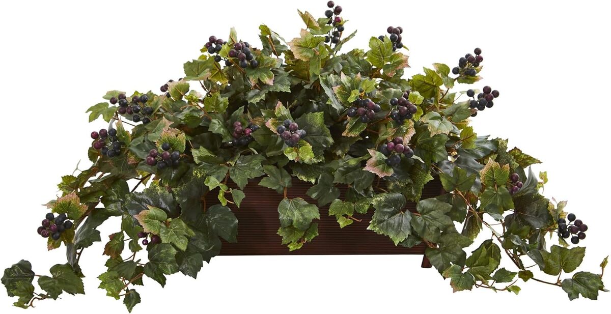 Avis sur la feuille de raisin artificielle Nearly Natural 8220