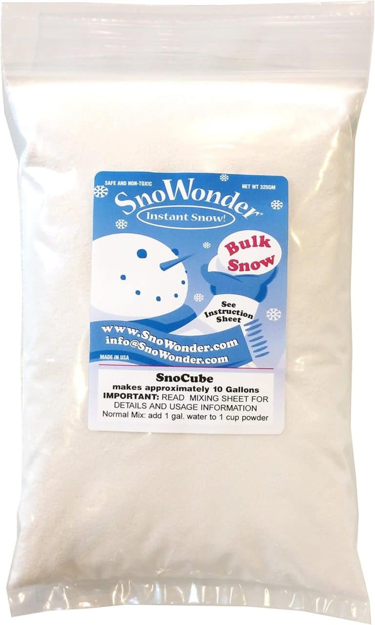 Fausse Neige Artificielle Instantanée - Lot De 2 Pots De 100g (fait 16 Litres), Poudre Polymère, Pour Décorations Ou Activités Enfants