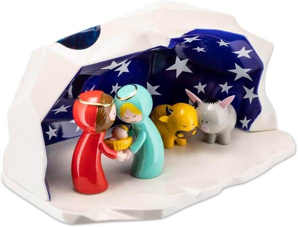 Alessi AGJ01 W Happy Eternity Baby Crèche - Porcelaine Blanc