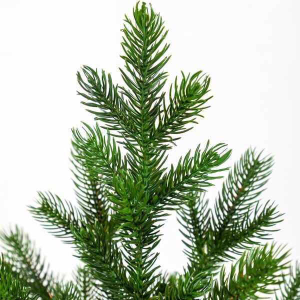 eveXmas - Altair - 65cm - Sapin de Noël Artificiel Classique - Vert - 62 Branches avec Pointes en 100% polyéthylène - Support en Toile de Jute