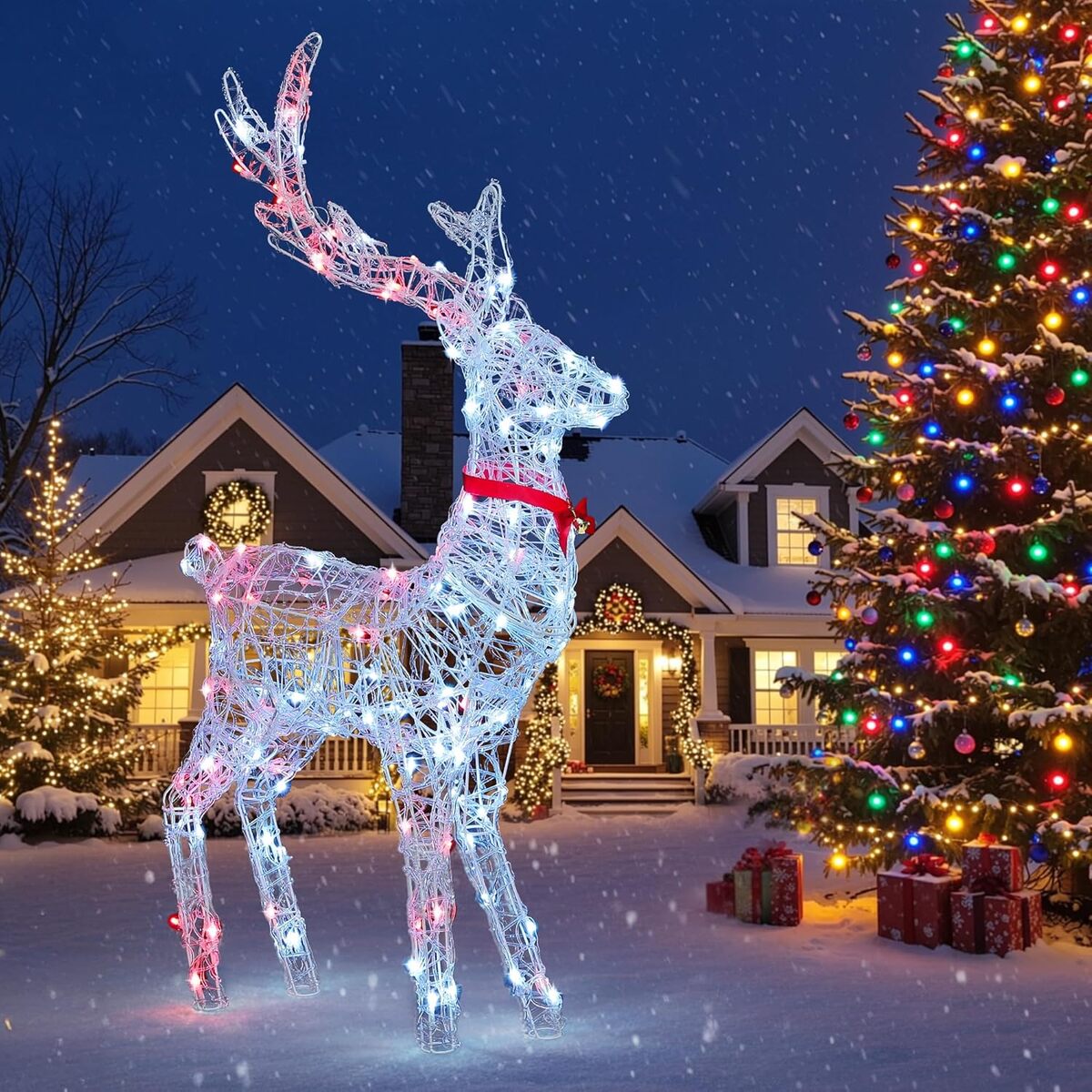 Avis : renne lumineux YITAHOME 120 LED pour Noël