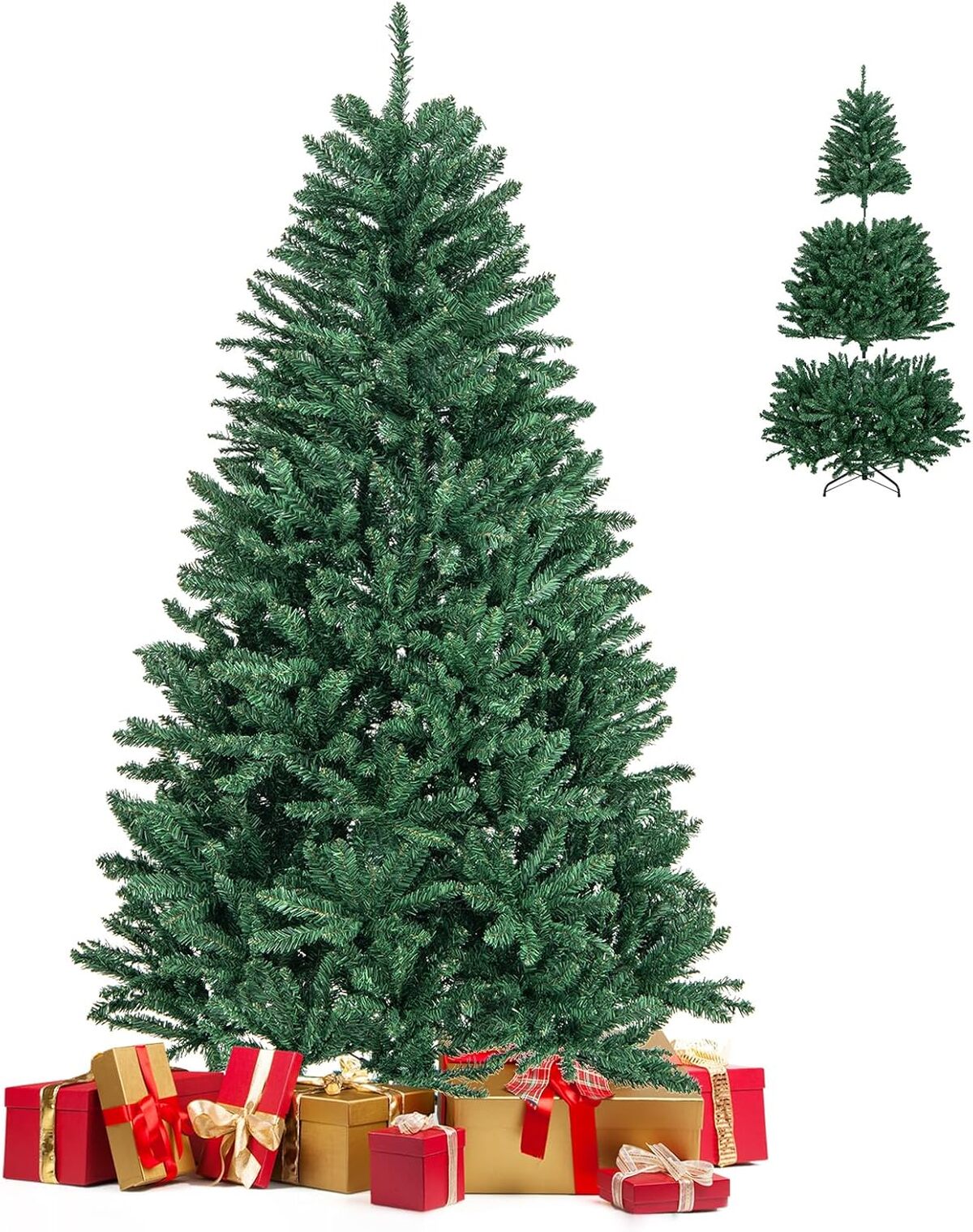 Avis: sapin de Noël artificiel Goplus 180 cm réaliste et facile à monter