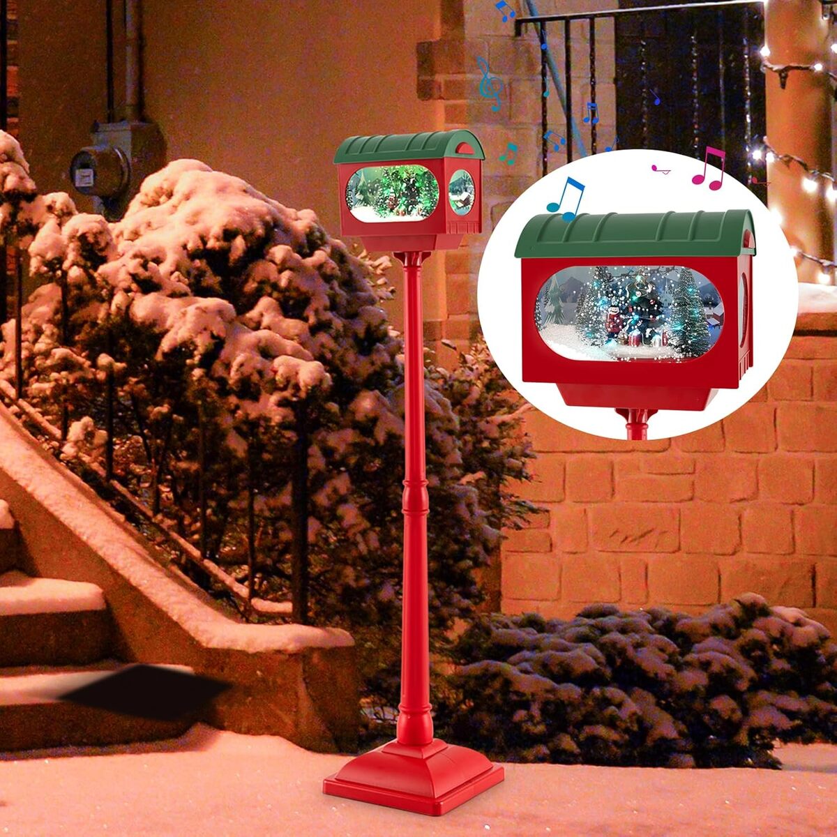 Avis sur le bonhomme de neige lumineux Noël GOPLUS 184 cm avec lumières LED