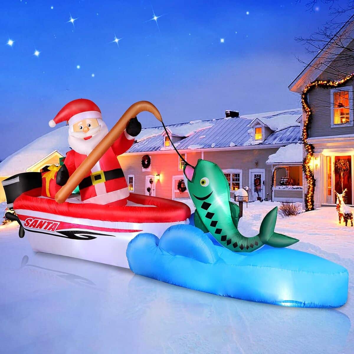 Avis sur le train gonflable Omdekor de Noël 240CM