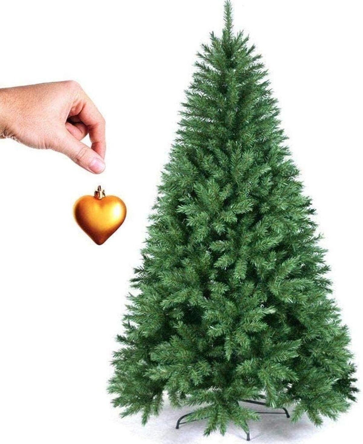 Test de l'arbre de noël écologique Bakaji Pin Coeur d'or (240 cm)