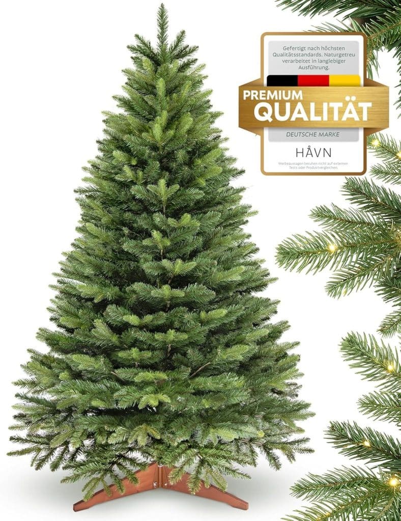 Test du sapin de Noël artificiel Håvn 220 cm : réalisme et densité
