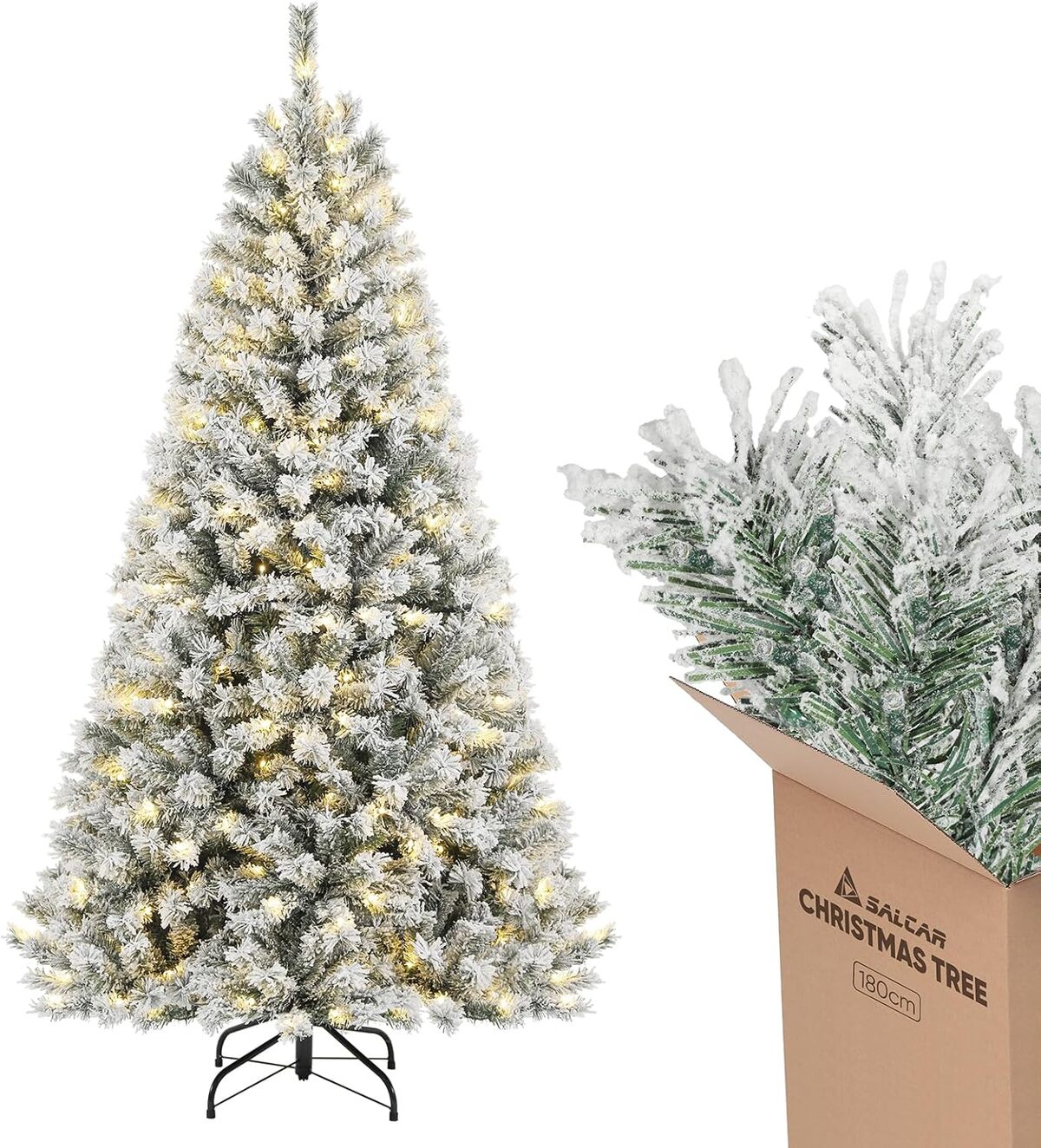 Test du sapin de Noël Salcar Nordmann 210 cm : qualité et réalisme