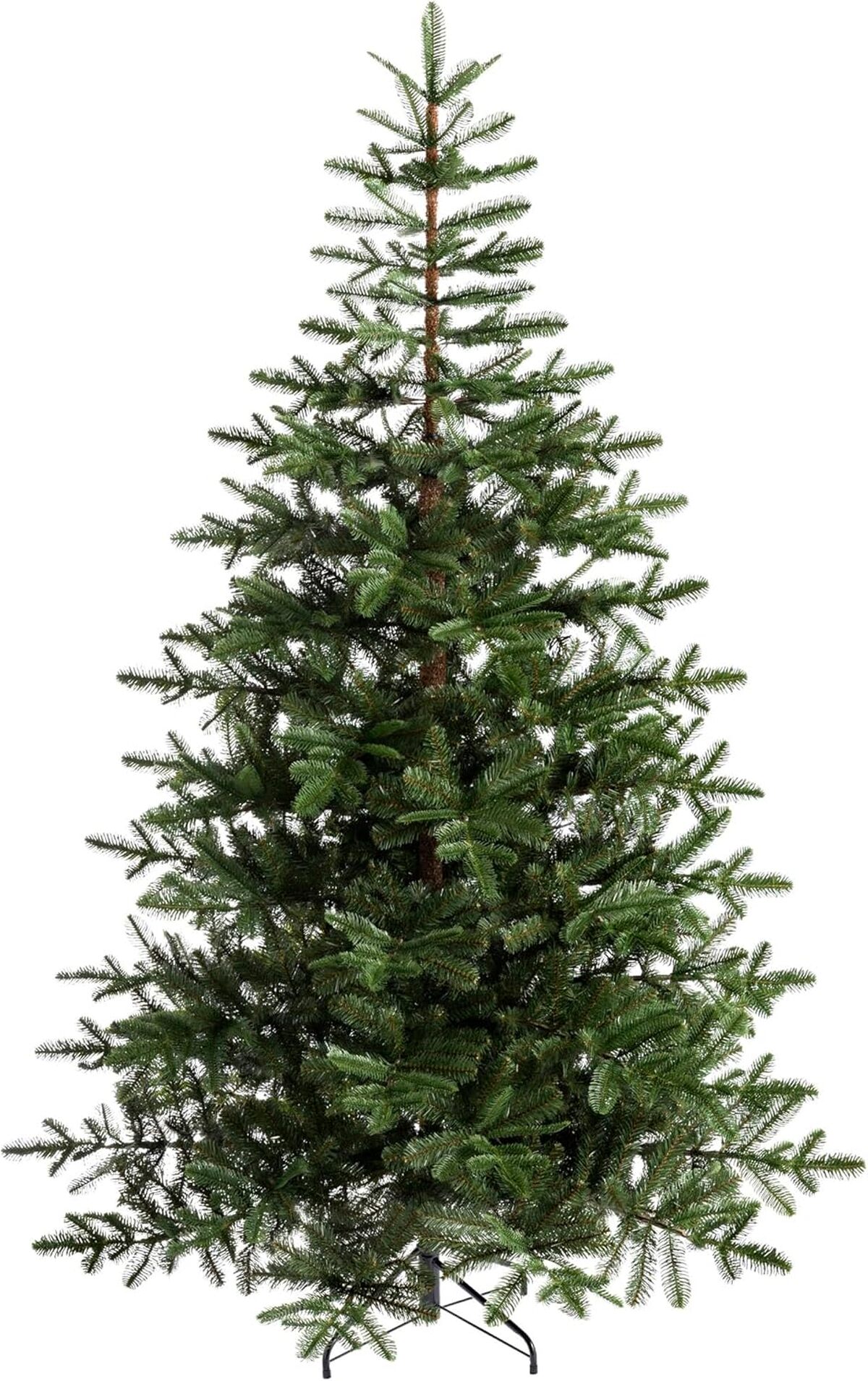 Test du sapin de Noël WeRChristmas Nordmann en plastique, 1, 80 m vert