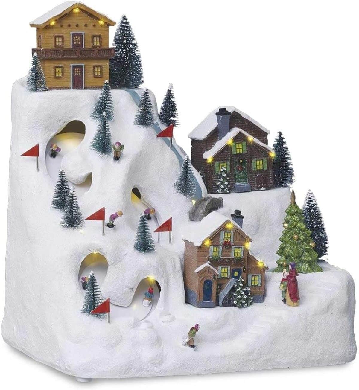 Test du village de Noël Feeric Lights musical et animé avec 24 LED