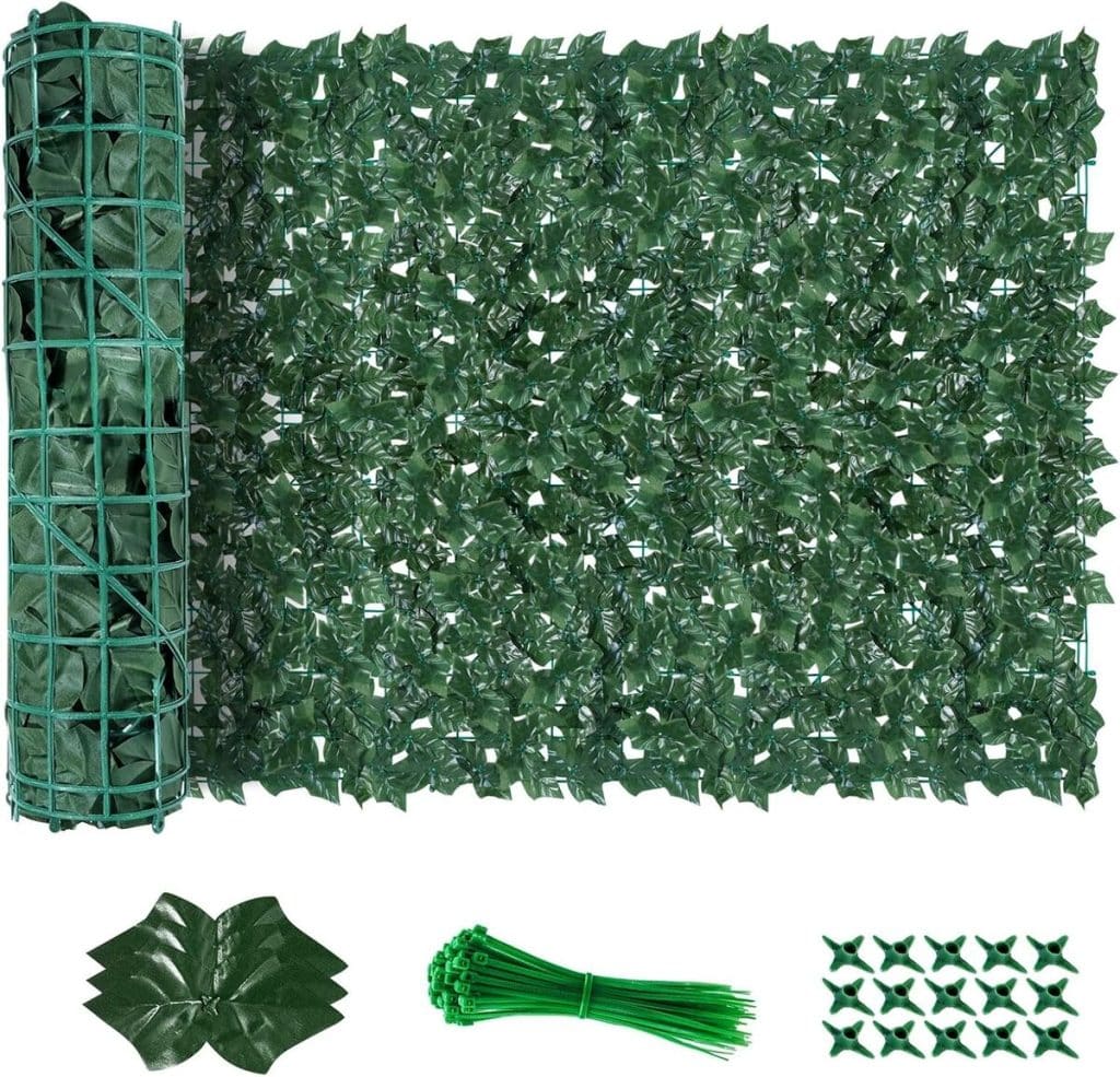 Test : haie artificielle AGJIDSO 1x3M, le mur végétal déco pour votre jardin