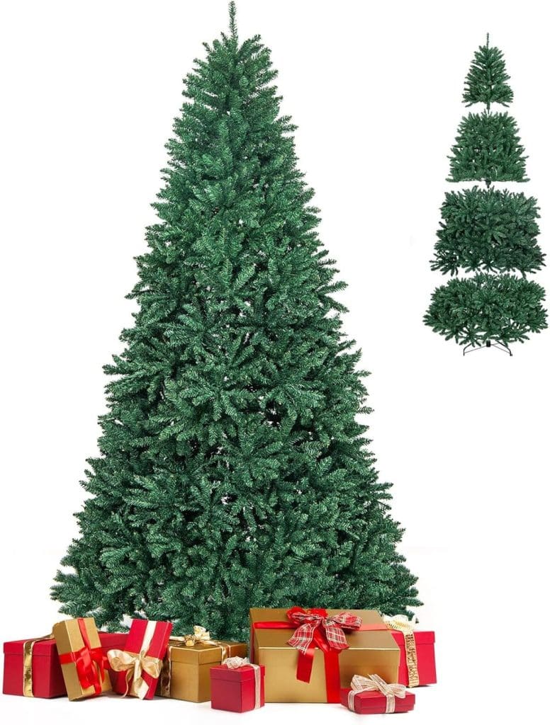 Test : sapin de Noël artificiel GOPLUS 270 cm réaliste et facile à monter