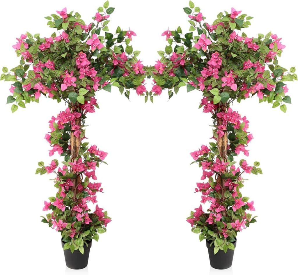 Avis sur le lot de bougainvilliers artificiels momoplant : un charme décoratif